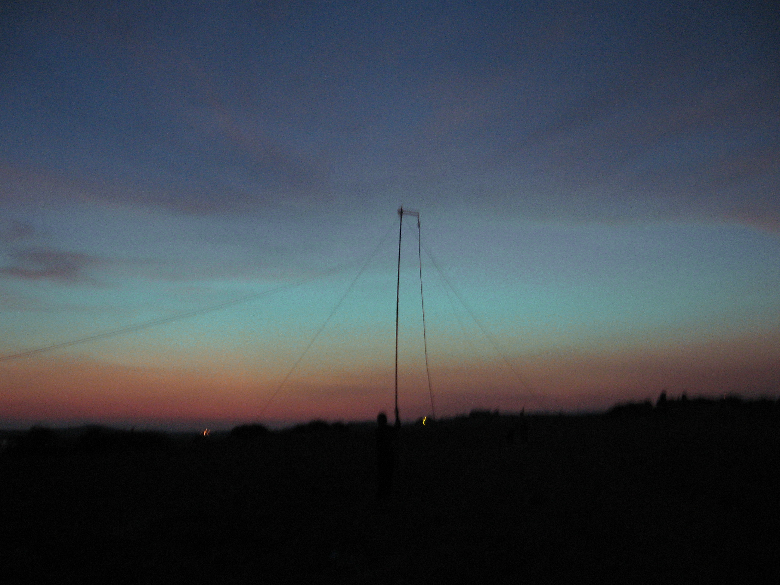  L'antenna al tramonto 